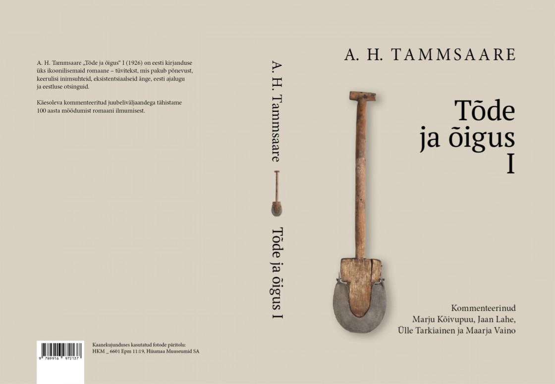 "Tõde ja õigus" I osa kommenteeritud väljaande kaaned